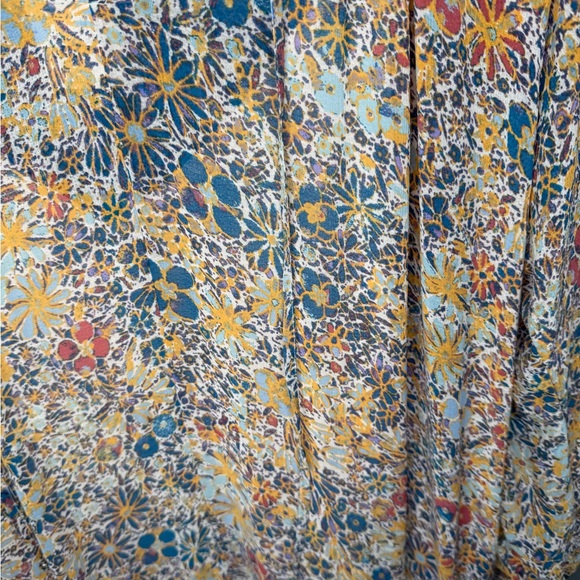 NWT Free People Feeling Groovy Maxi Dress - Ivory Combo - Picture 7 of 14